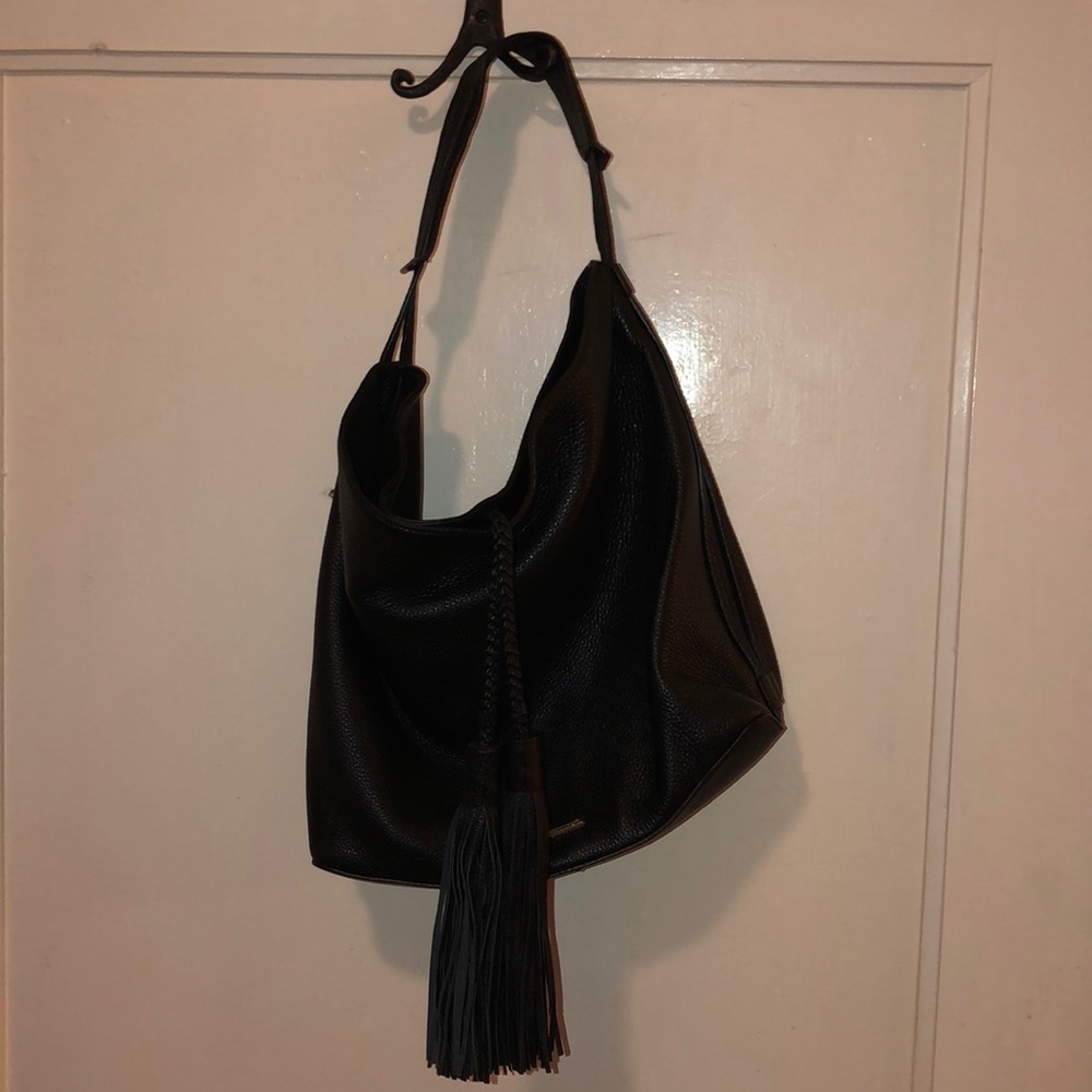Rebecca Minkoff leather bucket bag with tassels